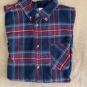 H&M Flannel Long Sleeve Shirt - Slim Fit Large